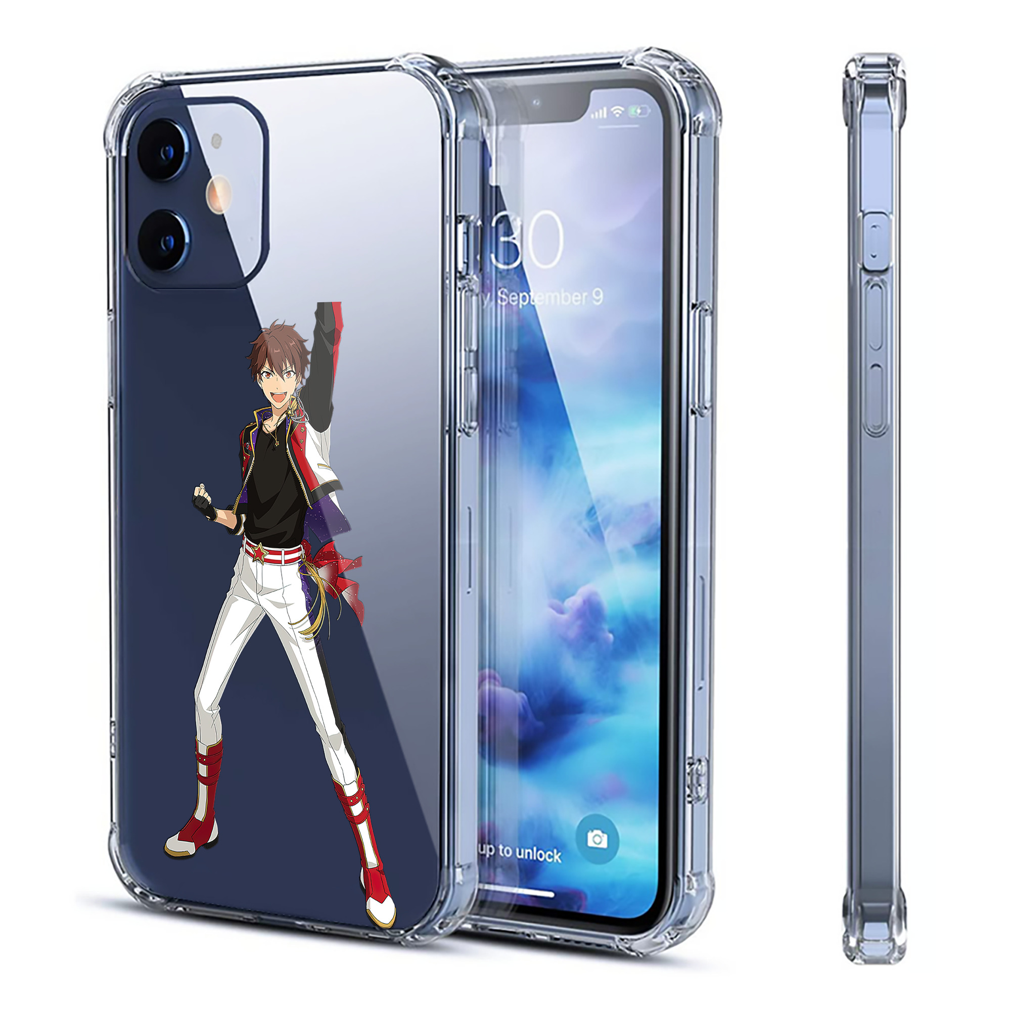 （画像用） あんさんぶるスターズ! Ensemble Stars 【iPhone 12シリーズ対応】透明スマホケース（クリアソフトケース）